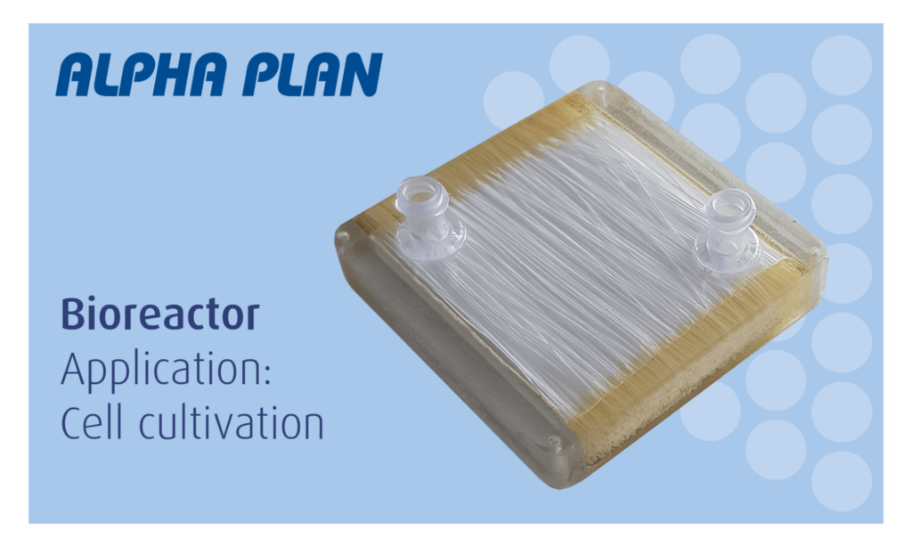 hollow fiber bioreactor for application of cell cultivation