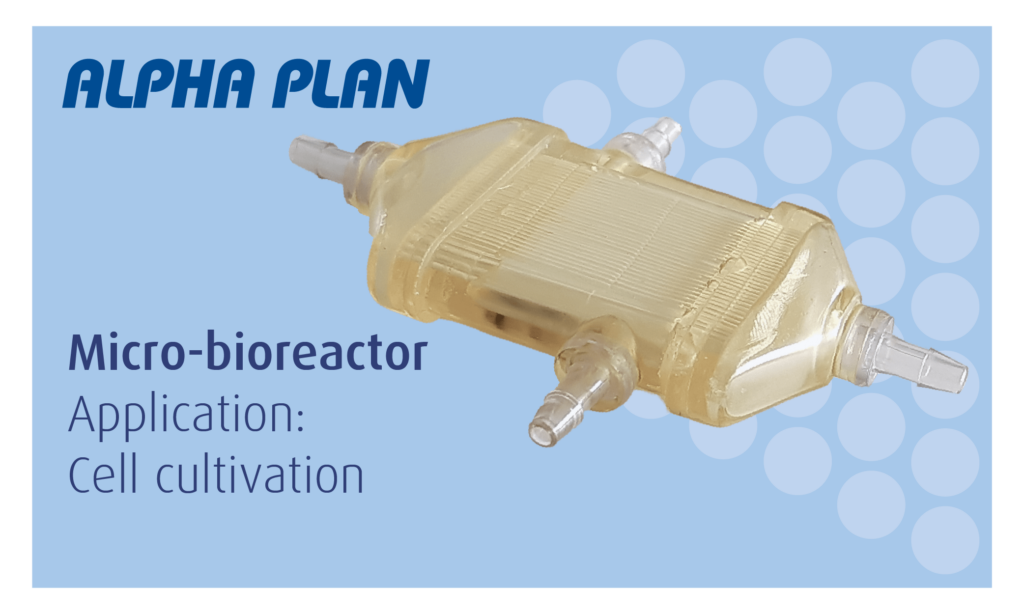 Micro bioreactor for application of cell cultivation